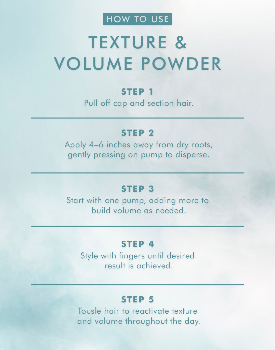 Texture and Volume Hair Powder