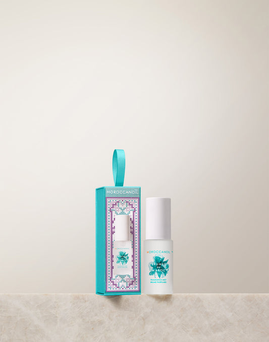 Moroccanoil-duftmist til hår og krop som julepynt