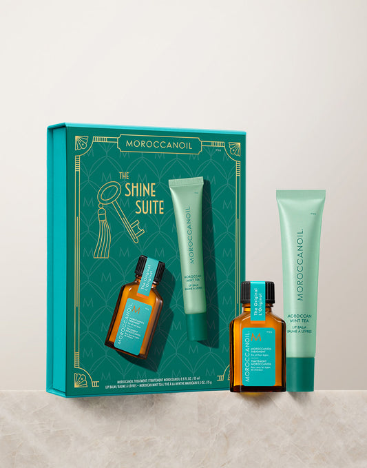 The Shine Suite: Gavesæt med Mint Tea Lip Balm