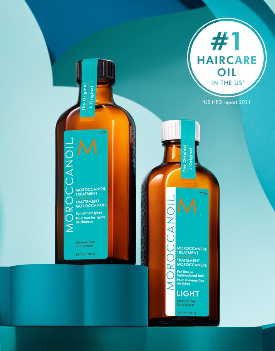Moroccanoil Treatment Light + Gratis 10ml Color Care-shampoo og -balsam