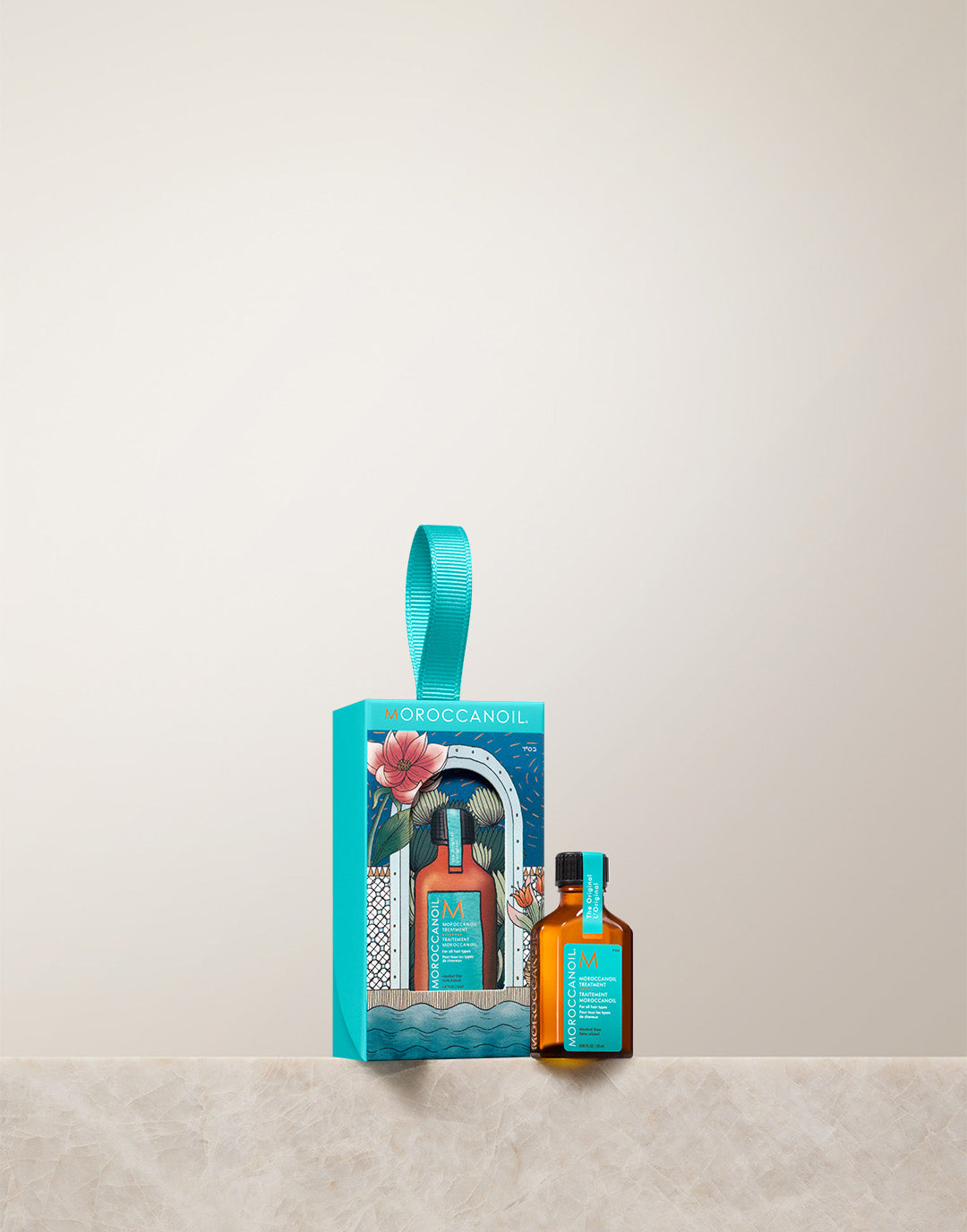 Moroccanoil Treatment-hårolie som julepynt